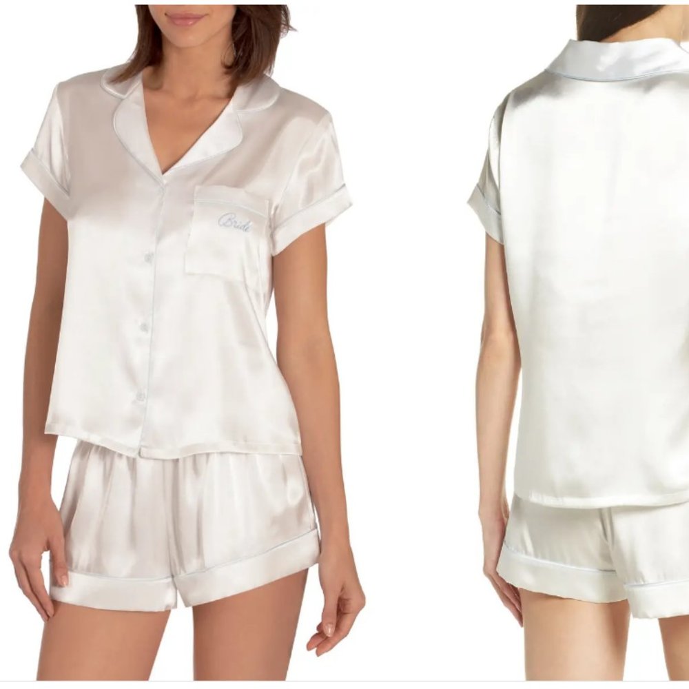 Bride Satin Short Pajamas